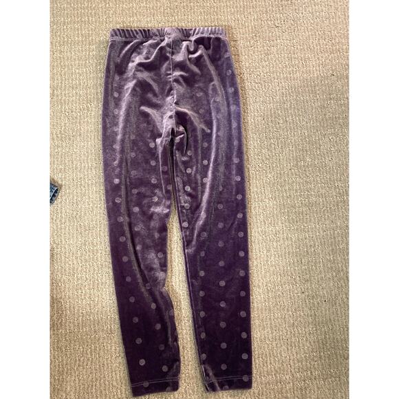 Levi’s Denim Jean Dress & Peek Polka-dot Velvet Leggings ~ LOT Size 4 - Picture 5 of 6